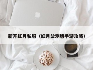 新开红月私服（红月公测版手游攻略）