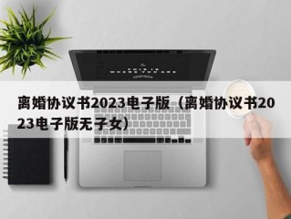 离婚协议书2023电子版（离婚协议书2023电子版无子女）