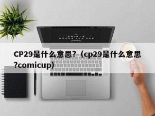 CP29是什么意思?（cp29是什么意思?comicup）